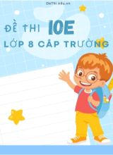 Bộ đề thi IOE Lớp 8 cấp trường